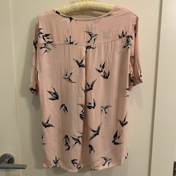 InWear Pink Bird Top - Picture 2 of 4
